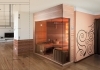 Design Sauna nach Maß mit Glas