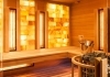 kombinierte Sauna mit Himalaya Salzziegel, Gesundheitsförderung