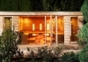 Luxus Sauna mit Dusche, innovative Komplettlösungen