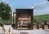 Finnische Sauna für Außen