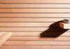 Sauna Profil Holz kanadische Rotzeder, premium Holzmaterial 