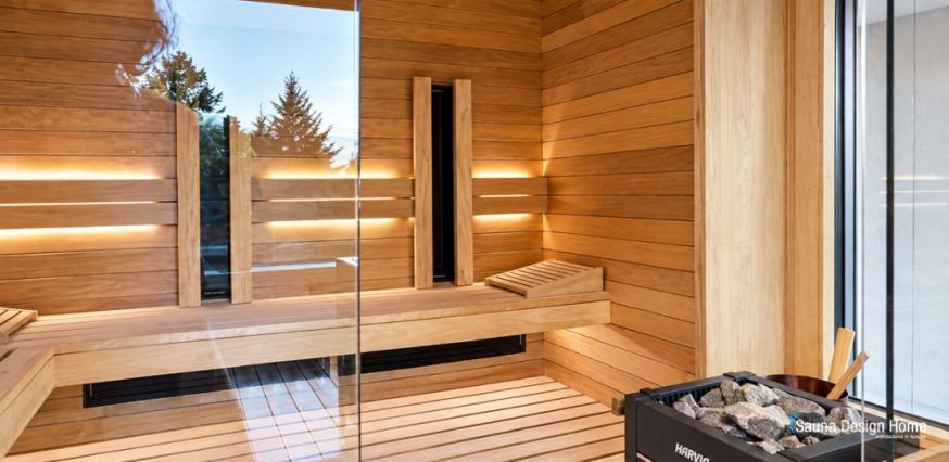 Finnische Sauna mit Infrarot