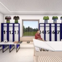 Umkleideraum Planung