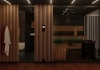 Sauna mit Ruheraum und Dusche