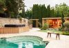 Komfort Wellness Terrasse mit Gartensauna