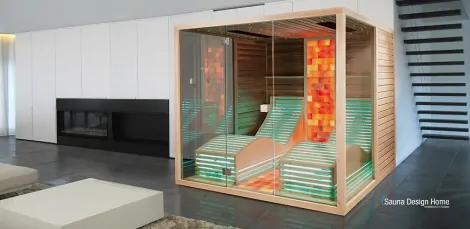 Design Bio Sauna mit Relaxliege, Biosauna von iSauna