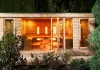 Luxus Sauna mit Dusche, innovative Komplettlösungen