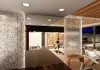 Modern Wellnessraum mit Spiegelwand