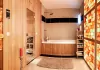 Wellness Badezimmer, Wellness Oase mit Salzwand im Badezimmer Bern