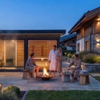 Como premium saunahaus  für Außen