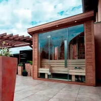 Kombinierte Außen Sauna Zürich Kombinierte Außen Sauna Zürich