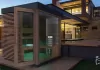 moderne finnische Sauna Planung