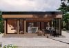 Sauna Wellness Raum mit Whirlpool