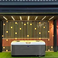 Pergola aussen schield