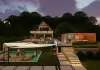 3D Animation, Wellness im Garten