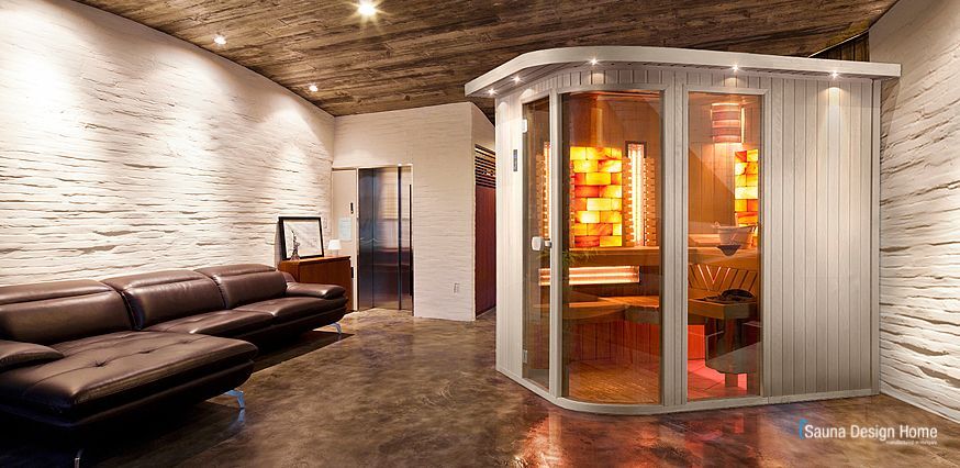 Kombinierte Sauna mit Kristallsalz Aargau