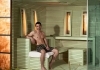 Modernes Design Saunahaus mit Dusche Basel
