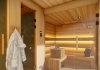 Sauna und Dusche
