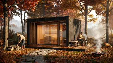 Einzigartige Sauna Joy Pulse