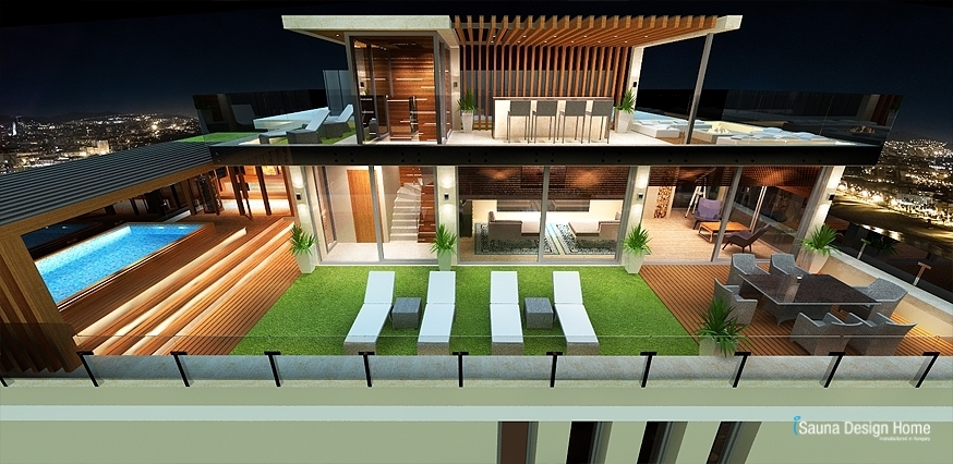 Sauna Wellness Terrasse Dresden