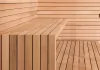 Sauna Profilholz Rotzeder, erstklassige Holzmaterialien