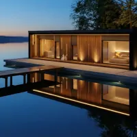 Wellness Ruhehaus mit Sauna