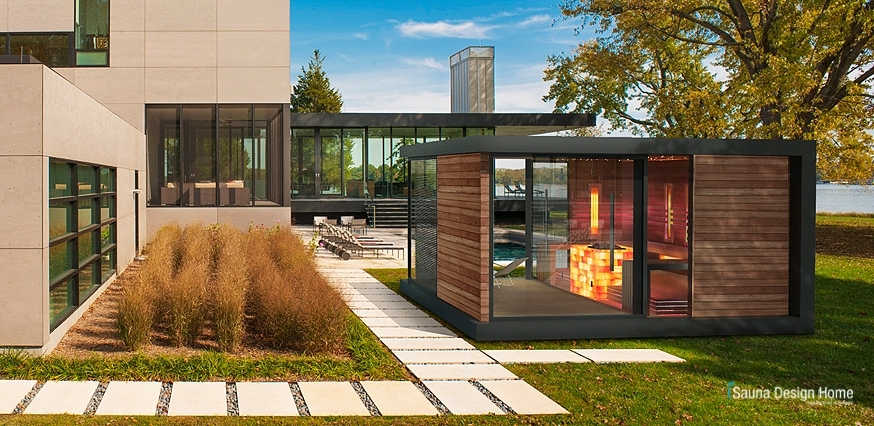 Saunahaus, finnische Sauna, Infrarot und Himalaya Salztherapie, Frankfurt