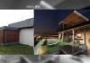 Dachterrasse vorher nachher, Saunabau, Montage