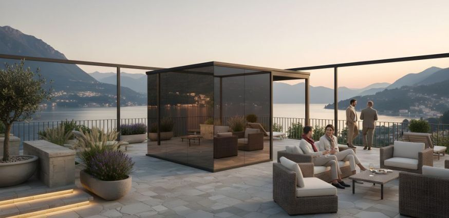 Premium Wellness Spiegelsauna