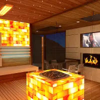 Monaco Sauna Haus mit Ruheraum Stuttgart