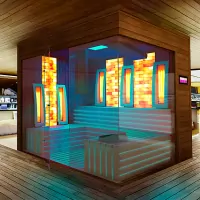 Kombi Sauna mit Kristallsalz Luzern