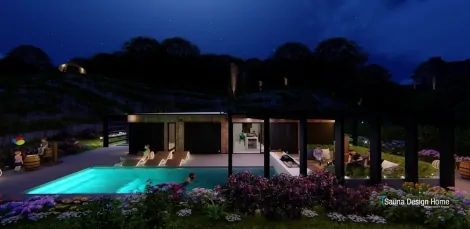Ferienhaus Musterplan, iSauna Home 2019