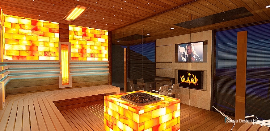Monaco Sauna Haus mit Ruheraum Stuttgart