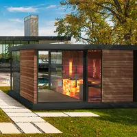 Saunahaus, finnische Sauna, Infrarot und Himalaya Salztherapie, Frankfurt