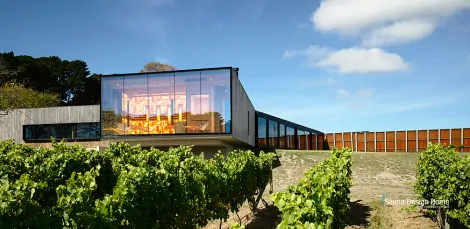 Individuelles Saunahaus auf dem Weingut Zürich