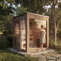 Finnische sauna für aussen