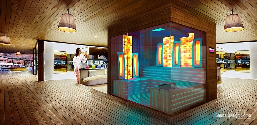 Kombi Sauna mit Kristallsalz Luzern