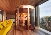 Kombinierte Glas Sauna mit Salz Aargau