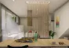 Design Trennwand aus Holz