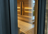 Sauna mit LED-Beleuchtung