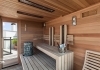 Kombi Sauna und ergonomische Liege
