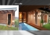 Luxus Sauna Whirlpool, realistischer 3D Plan