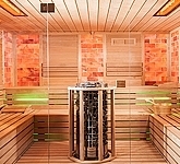 Sauna Einbau - Sauna mit Glas
