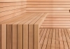 Sauna Profilholz Rotzeder, erstklassige Holzmaterialien